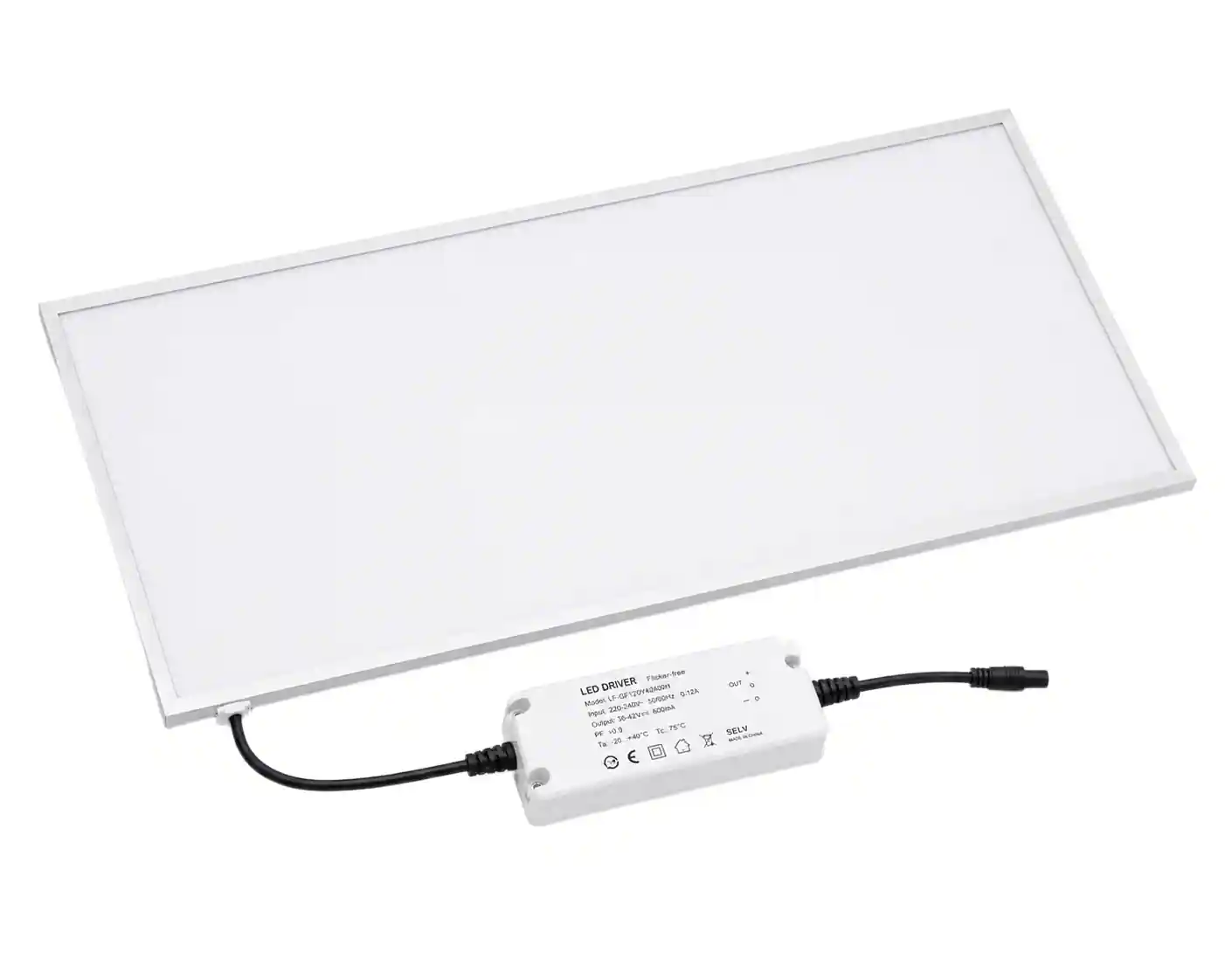 LED panel SL-6030 600x300mm 24W 2400lm 4000K IP20 — ultra tenký 9mm pro podhledový rastr